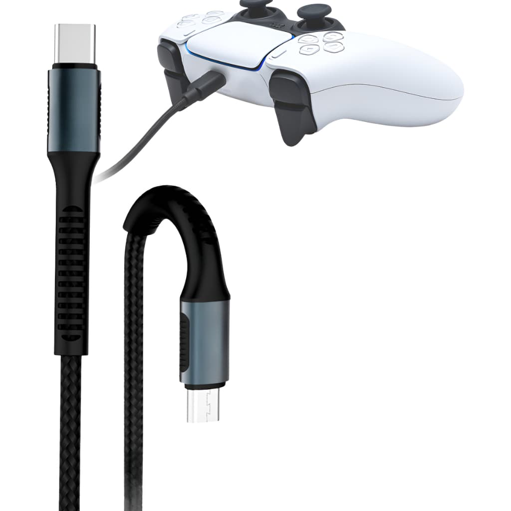 Cabo Turbo Tipo-c Para Controle Ps5 E Ps5 Pro Conexão 2m
