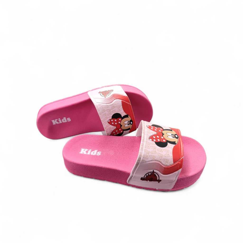 Chinelo Slide Infantil Feminino Moda Menina Minnie