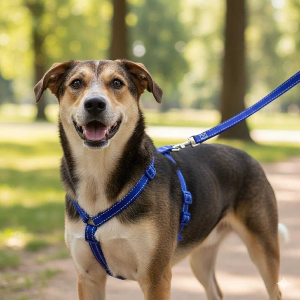 Coleira Peitoral Modelo H Com Guia Para Cães Com Diversos Tamanhos.