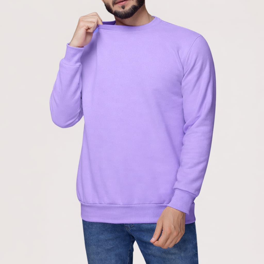 Blusa Moletom Masculino Flanelado Gola Careca Premium Tecido Macio Confortável Inverno Casual Do P ao XG