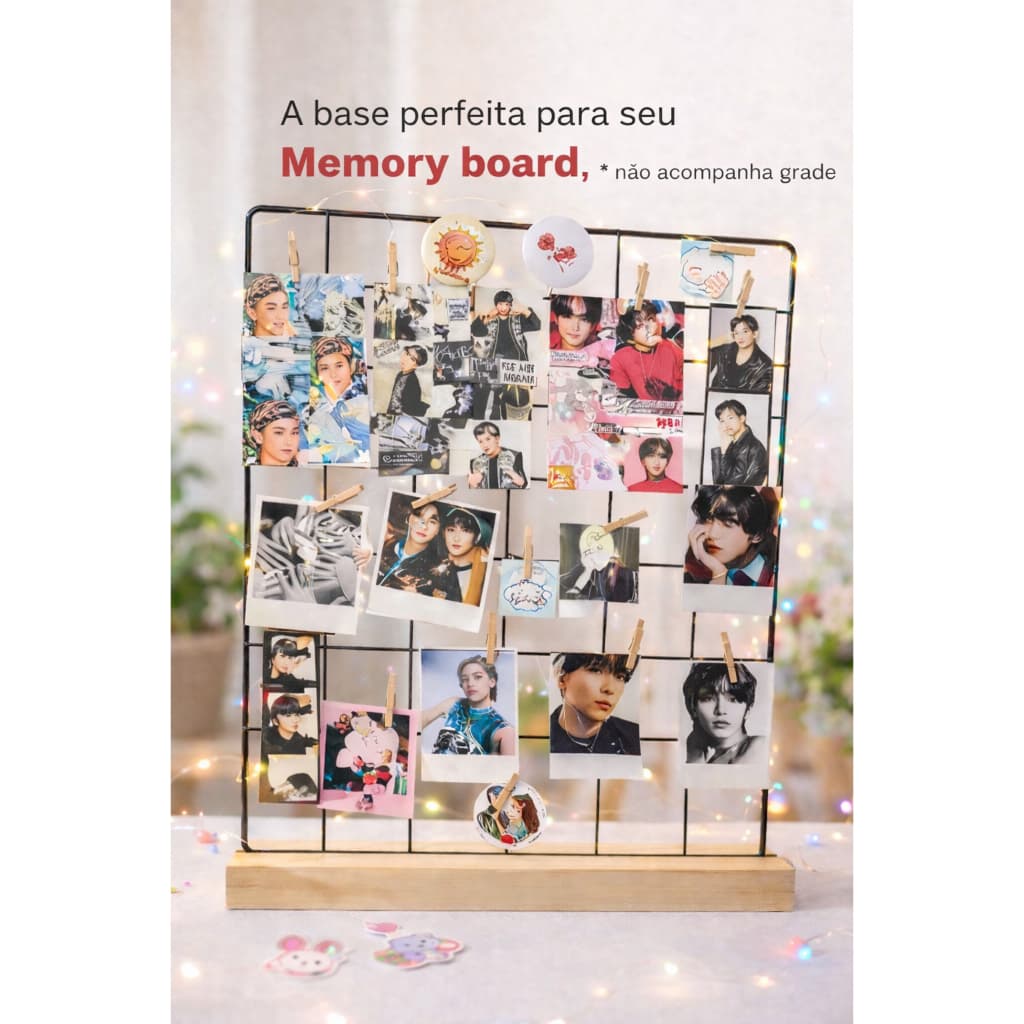60cm base para Memory Board de madeira para colocar Grade De Fotos