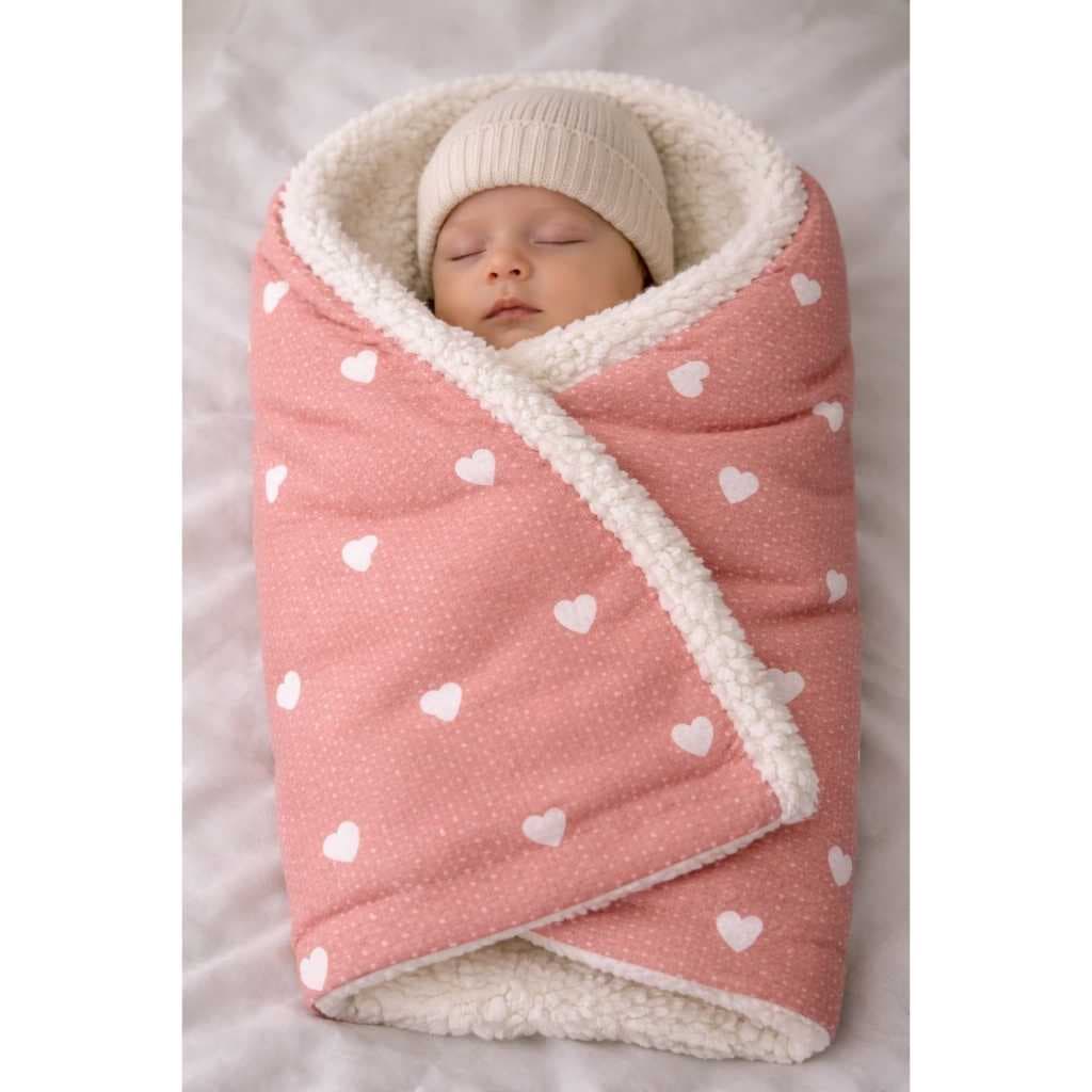 Manta para bebe ,manta macia e quentinha de FLEECE ou  Sherpa com tricoline