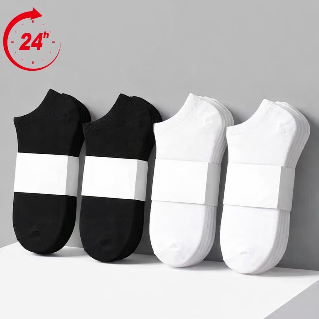 Kit 3/6/12/18 Pares Meia Soquete Cano Curto Unissex Masculina Feminina Confortável