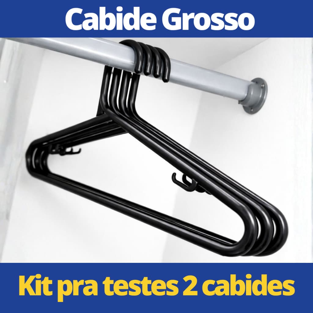 Cabide Grosso 4 Cabides  Não Desfia Roupa Nem Amassa