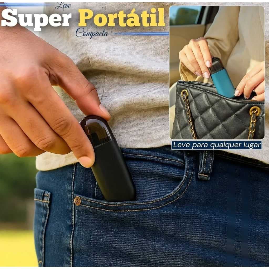 Aparador de Pelos Nariz e Orelha Recarregável USB: Portátil e Sem Fio