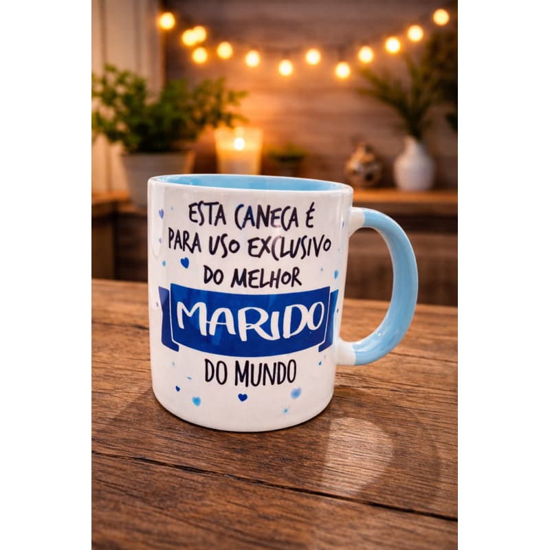 Caneca uso exclusivo melhor marido personalizada