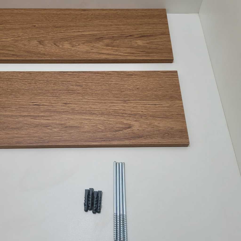 prateleira em mdf louro freijo 70x20 em mdf 15 mm amadeirado suporte invisivel