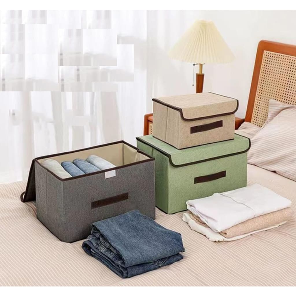 KIT 3 Caixas Multiuso Organizadora para guardar roupas, livros, objetos diversos e brinquedos