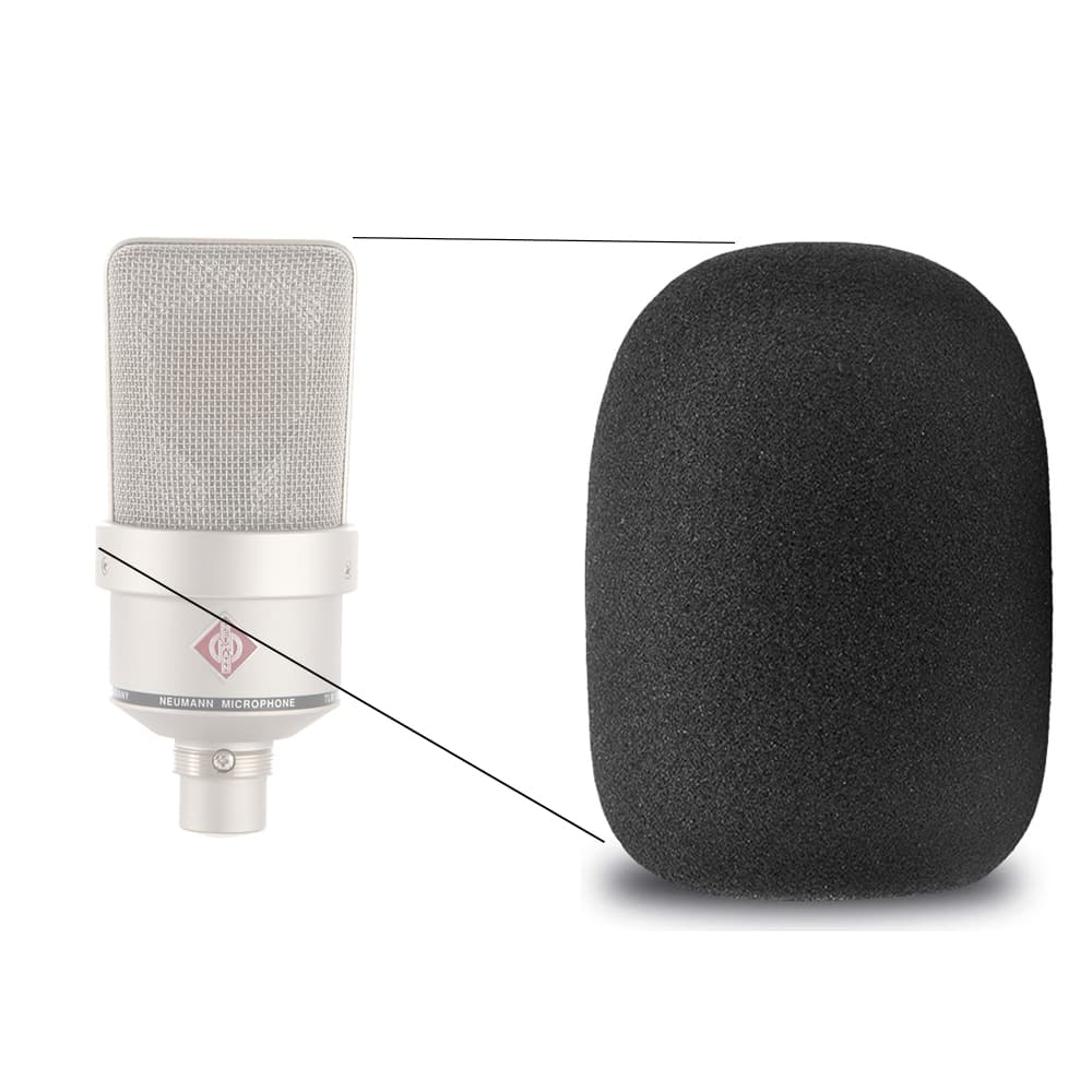 Capinha Espuma Pop-Filter para microfone Neumann Tlm 103