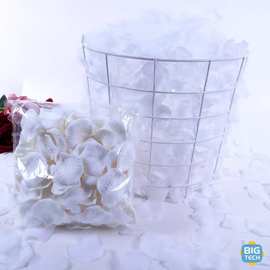 1000 a 4000 Pétalas de Rosas Artificiais Vermelho Brancas Decoração Casamento Dias dos Namorados