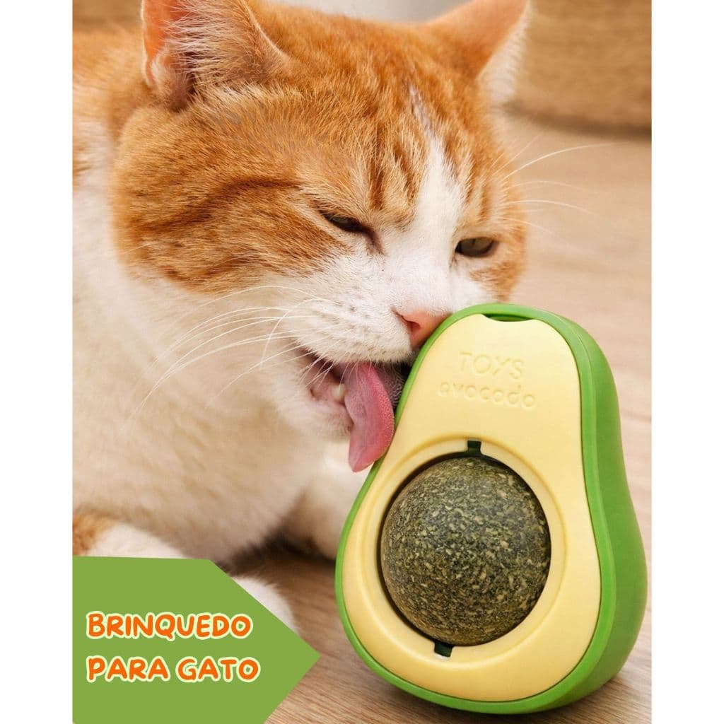 Abacate Brinquedo Para Gatos Com Catnip Erva Gato Natural Relaxante