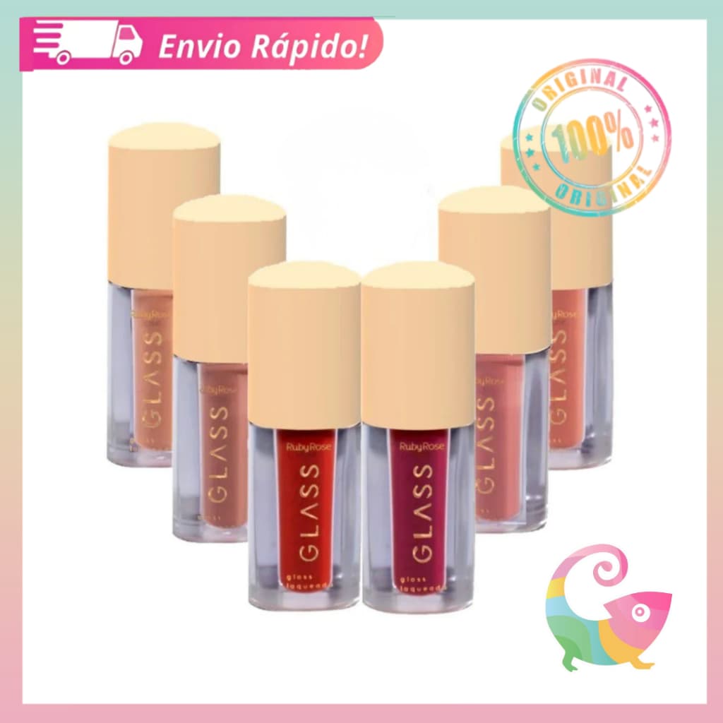 Gloss Laqueado Ruby Rose Glass HB-577