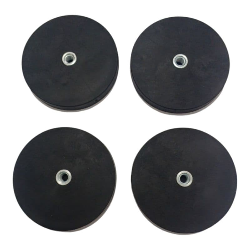 Fixador ímã neodímio mag. emborrachado 43mm m4 kit 4un