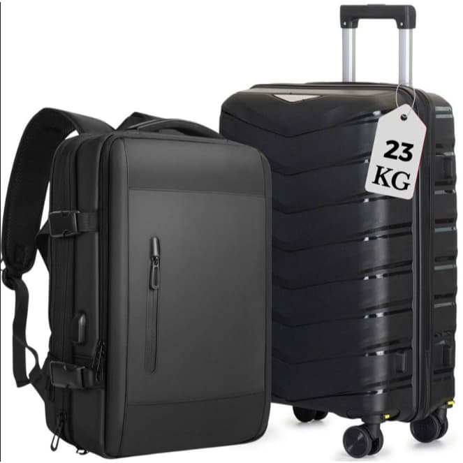 Mala De Viagem 23 Kg Kit Mochila Para Viagem Grande Bordo