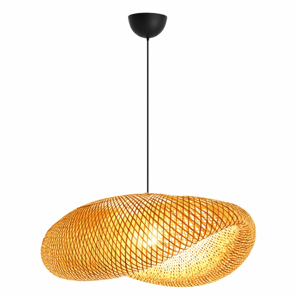 Lustre Pendente Bambu Natural Gourmet Cozinha Sala Varanda