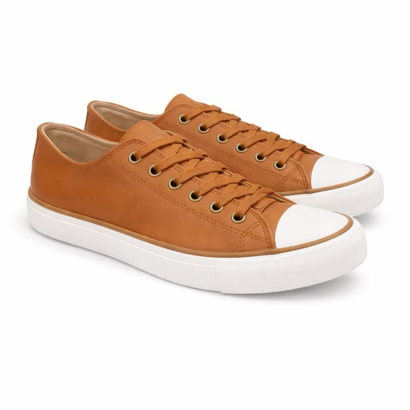 tênis masculino e feminino caramelo cano baixo White star
