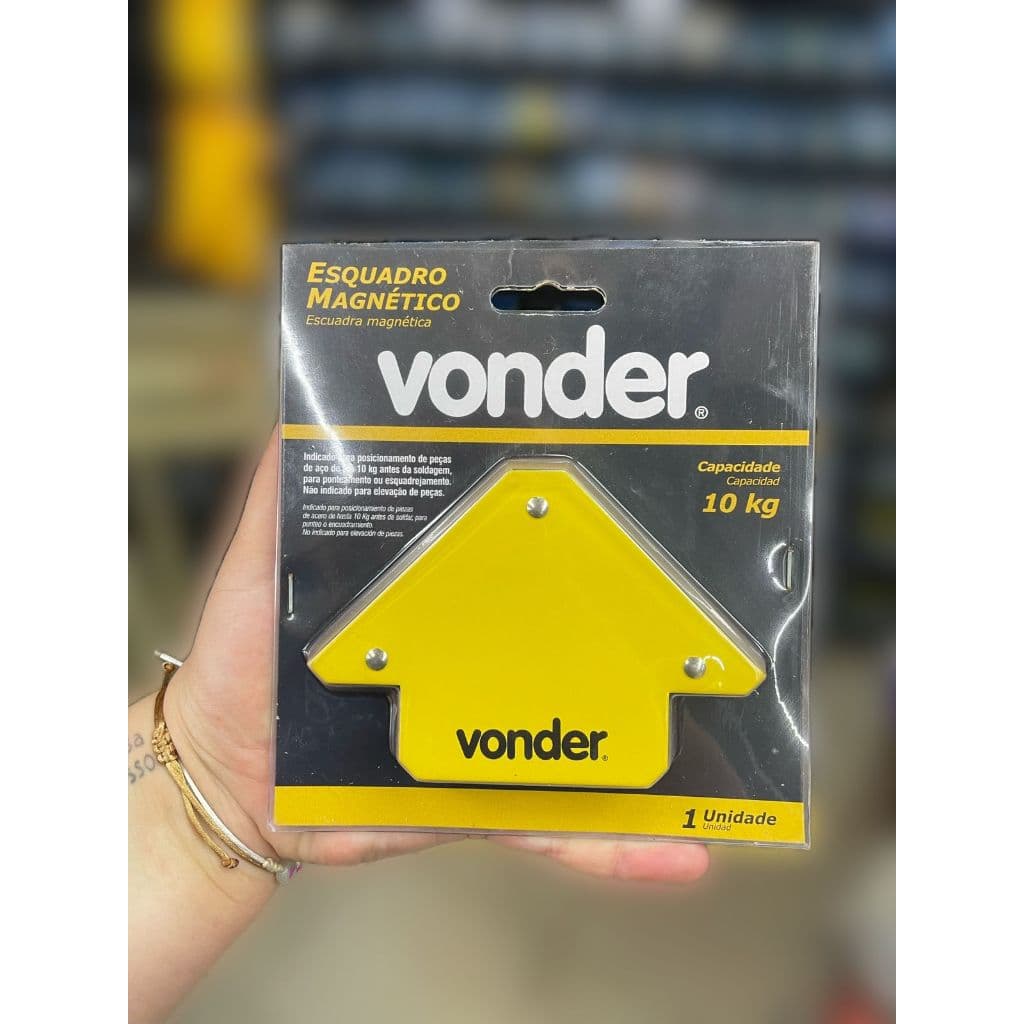 ESQUADRO MAGNETICO 10KG VONDER