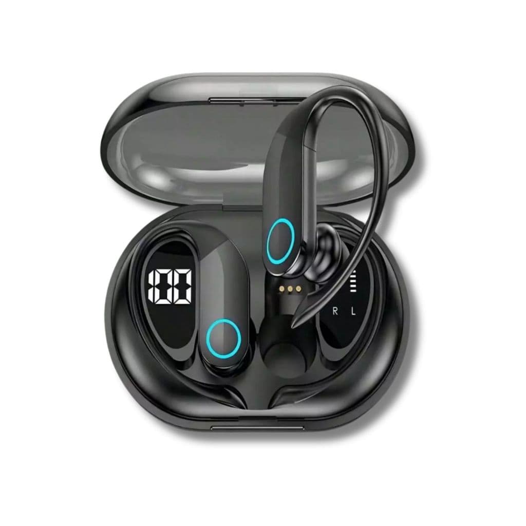 Fone De Ouvido Bluetooth TWS Esportivo Case Com Led ergonômico Designe Do Futuro TWS-G37 Grave potente