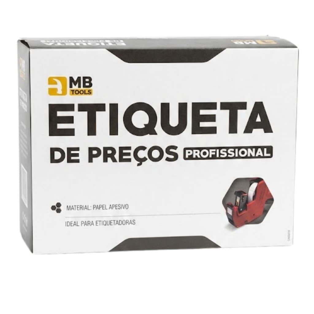 Etiquetas De Preço Para Etiquetadora Manual Kit com 10 Rolos