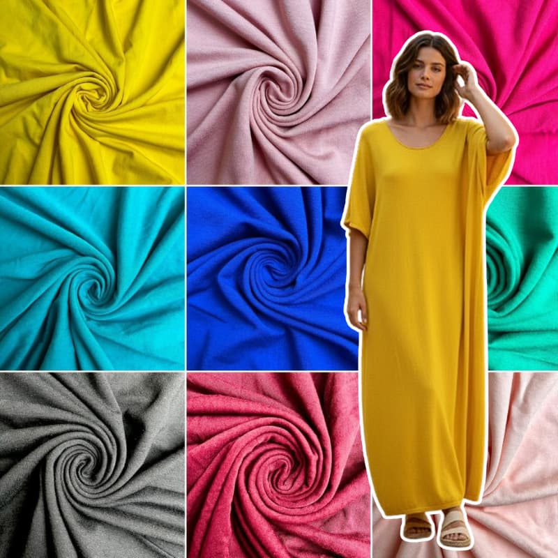 Malha Viscolycra por Metro – Tecido de Viscose com Elastano Largura 1,65 m