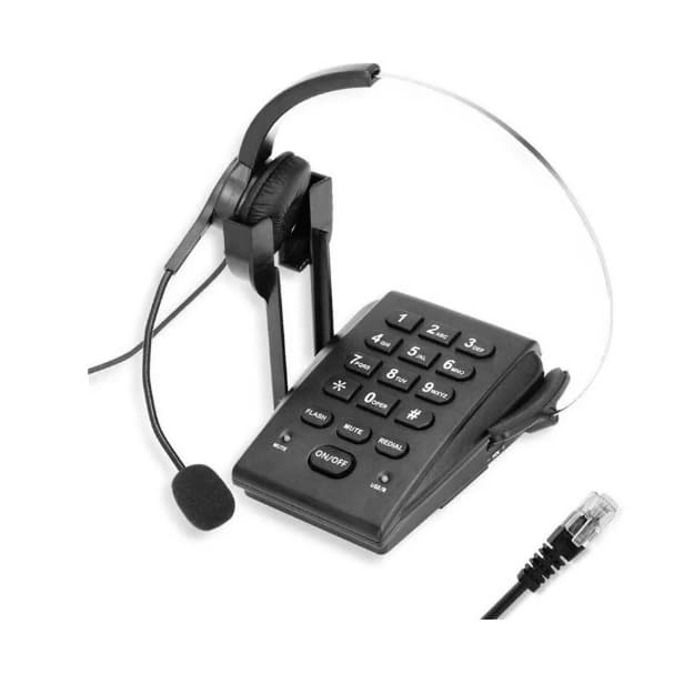 Base Discadora Telefone Headset Atendimento HT700