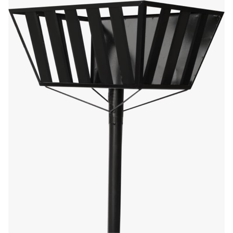 Lixeira Imperial Externa Ferro - Resistente e Higiênica com Base Alta Calçadas, Casa, Rua