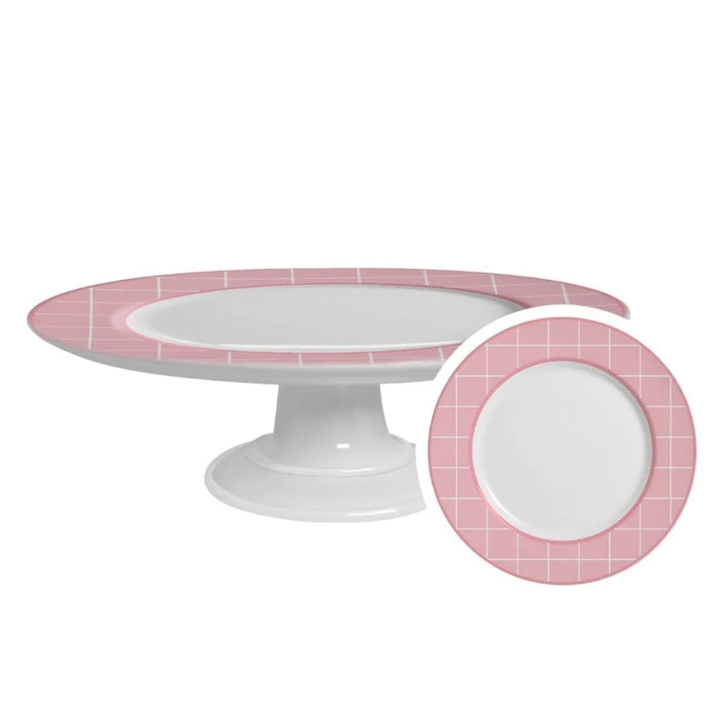 Boleira Rosa de Laço 29cm Estilo Coquettee