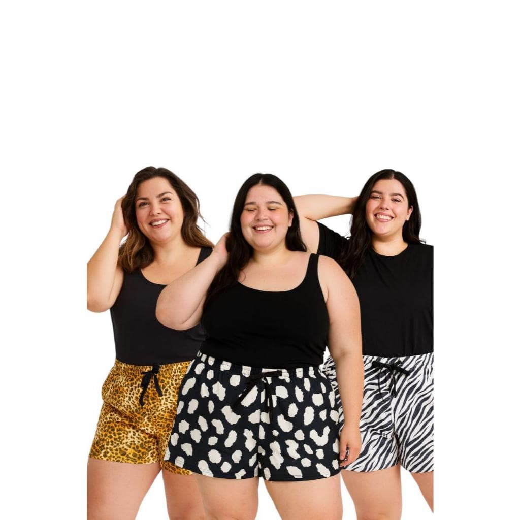 Shorts Plus Size Novas Cores Sortidas Ideal para o dia a dia com Conforto do M ao G3