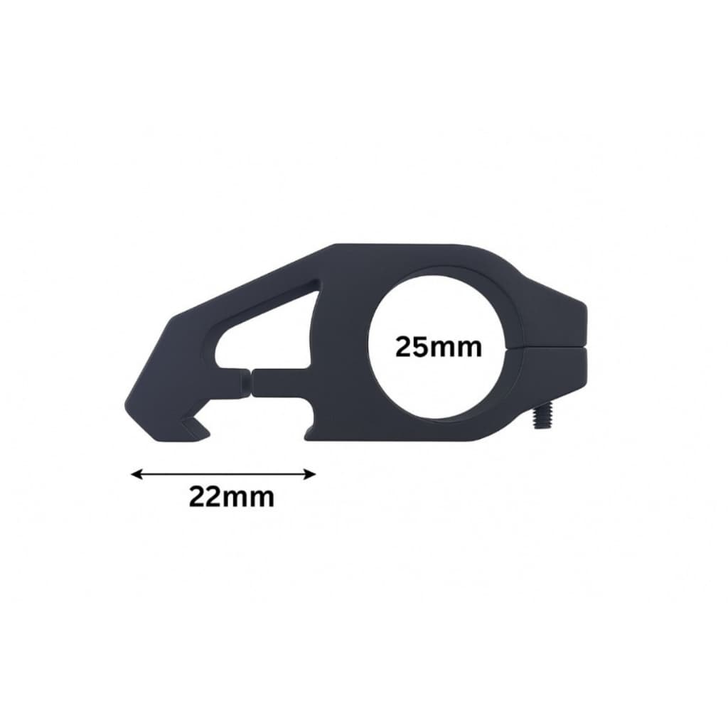 Suporte Lateral Lanterna Bipartida 20mm Caça Tático a Pronta Entrega