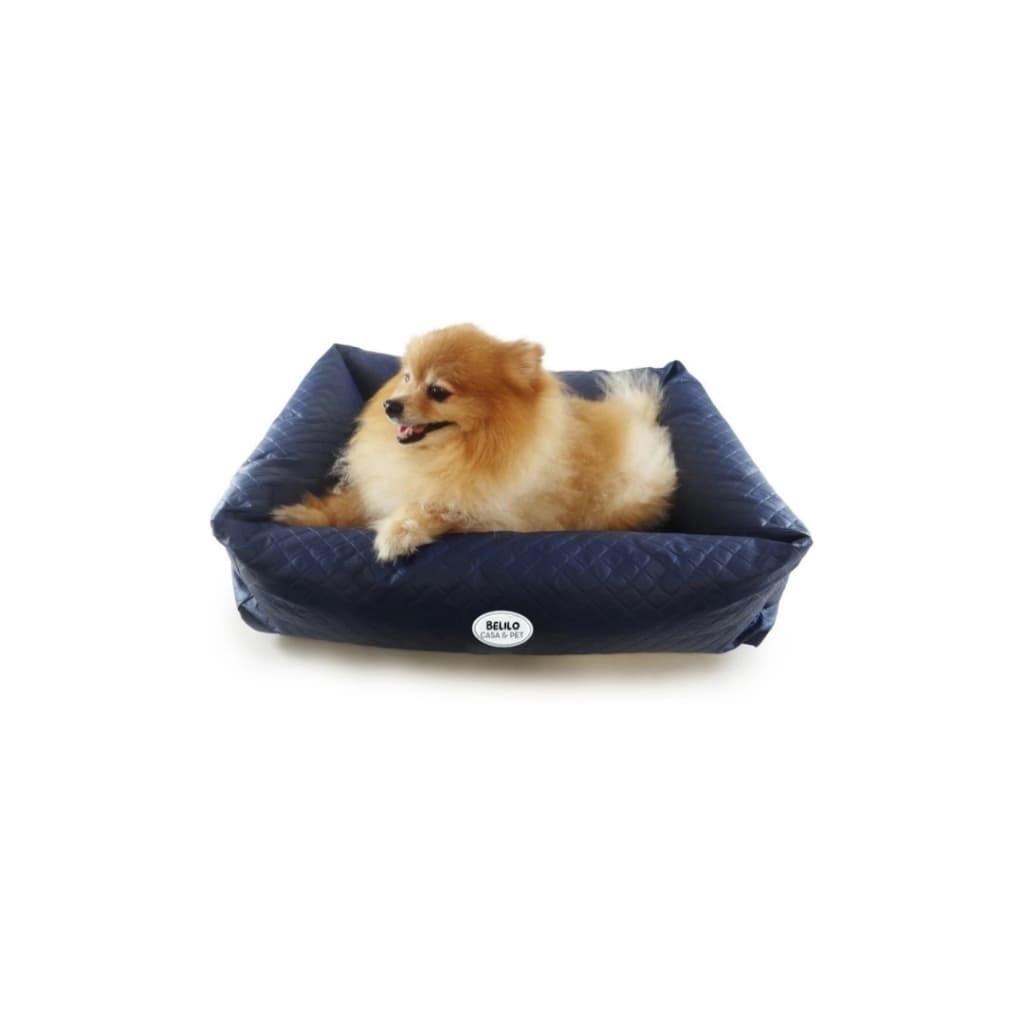 Cama Pet Courino Impermeável Média M (50x60x14cm) Caminha Cachorro E Gato Limpeza Fácil