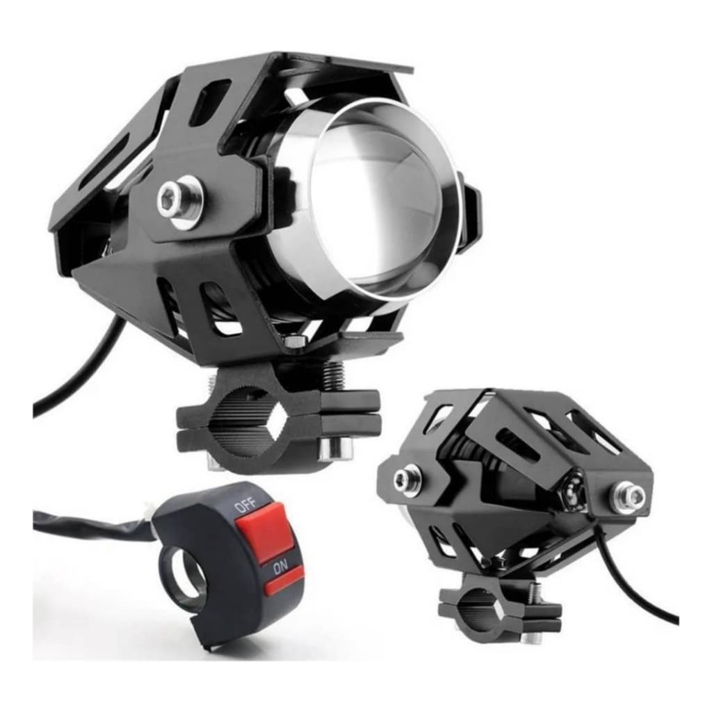 Farol de MIlha Ideal Para Motos Custom Estradeiras Farol Milha Led Cree