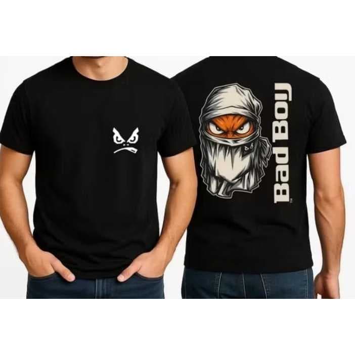 Camiseta Masculina Bad Boy Estampa Costas Anime Lutador Brasil Casual