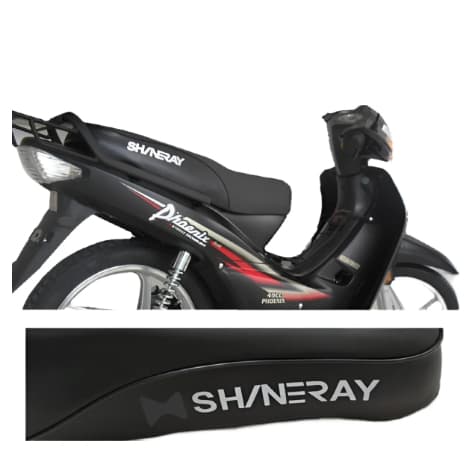 Capa Banco Shineray Fenix Gold Xy 50 Cc Modelo Original Preto Rocha Capas
