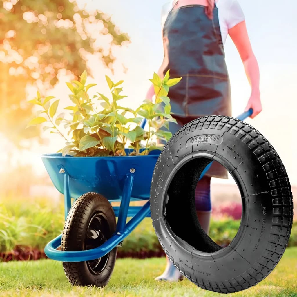 Pneu Carrinho de Mão Guepar 3.25/3.00x8 Reforçado Alta Durabilidade