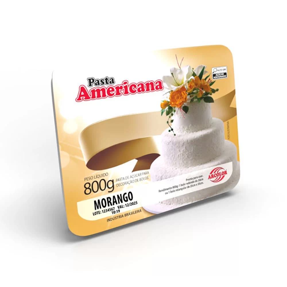 Pasta Americana Tradicional 800g - Arcolor