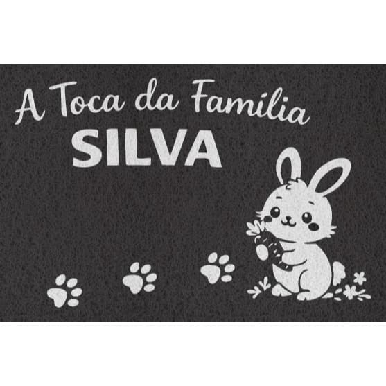Tapete Capacho Personalizado 60x40 KAPAZI – A Toca da Família -  Porta Casas e apartamentos