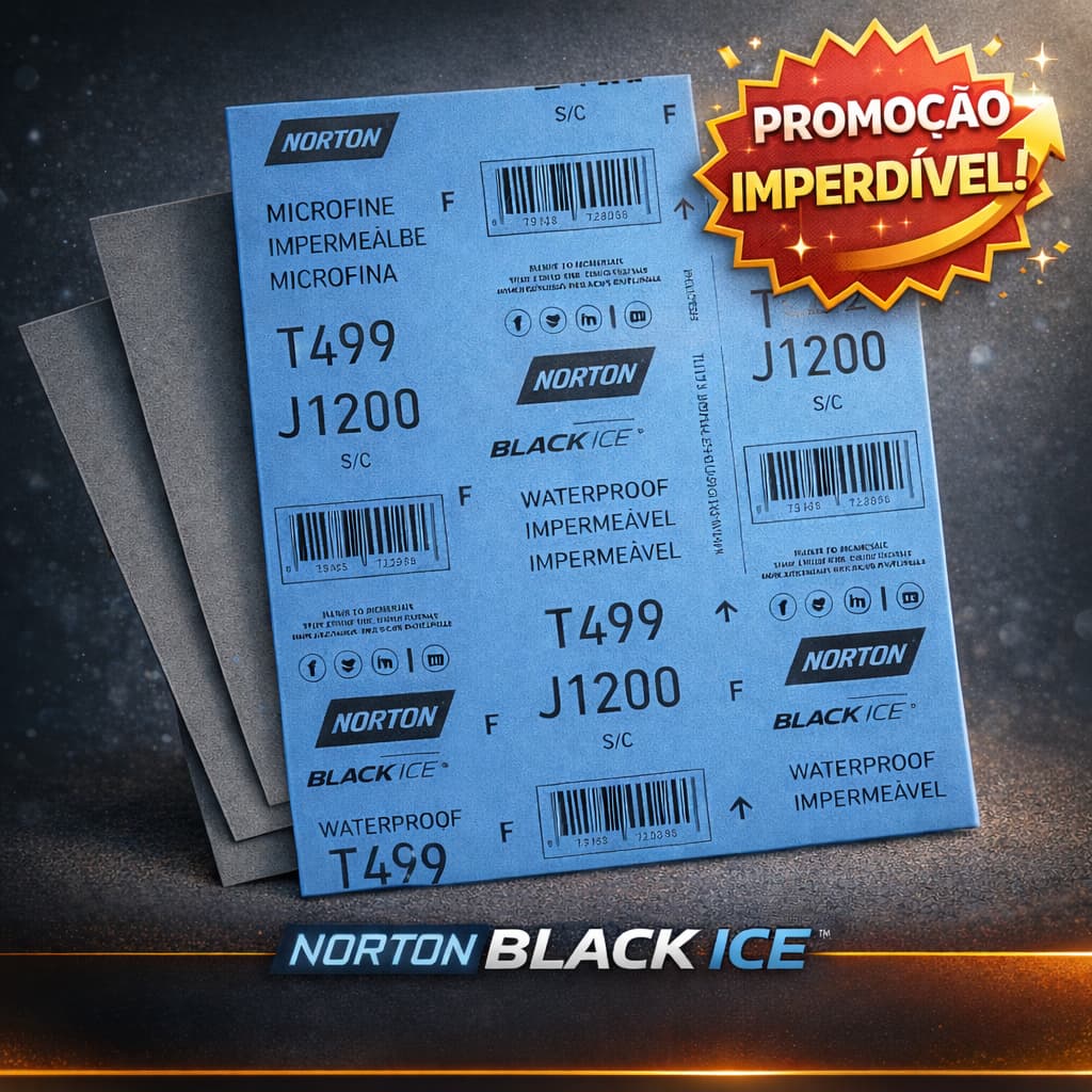 Lixa D’Água Norton Original t499 – Alta Durabilidade e Flexibilidade Unidade