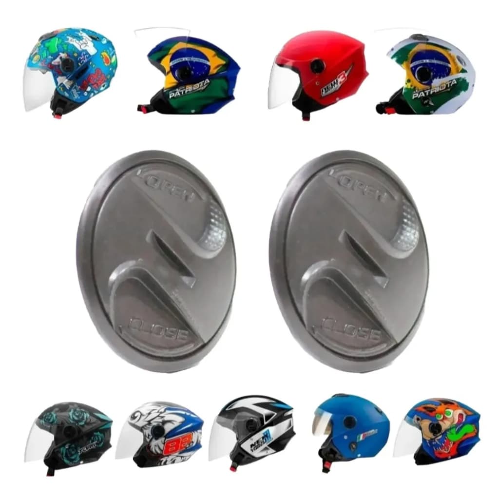 Reparo Botões Trava Viseira Capacete Pro Tork New Liberty 3