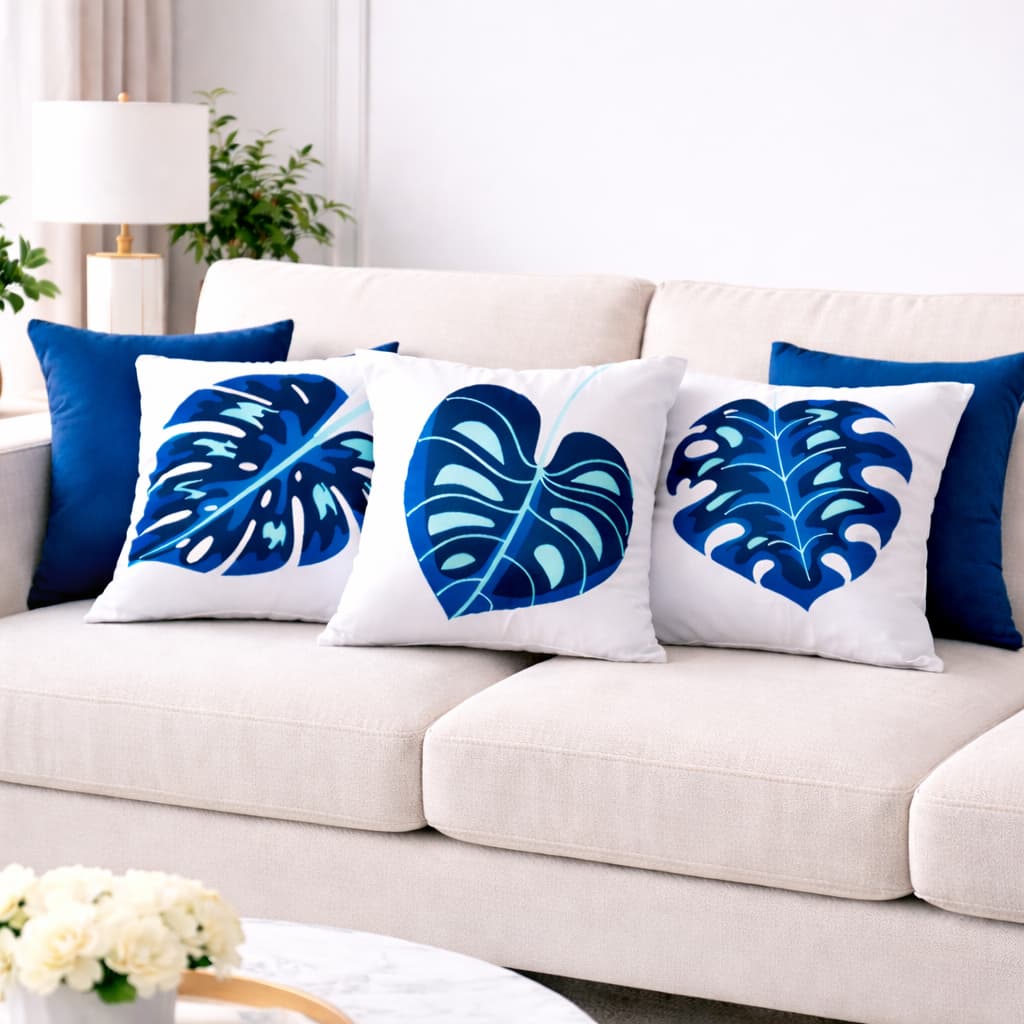 KIT 5 CAPAS DE ALMOFADAS DECORATIVAS 45 X 45 PROMOÇÃO