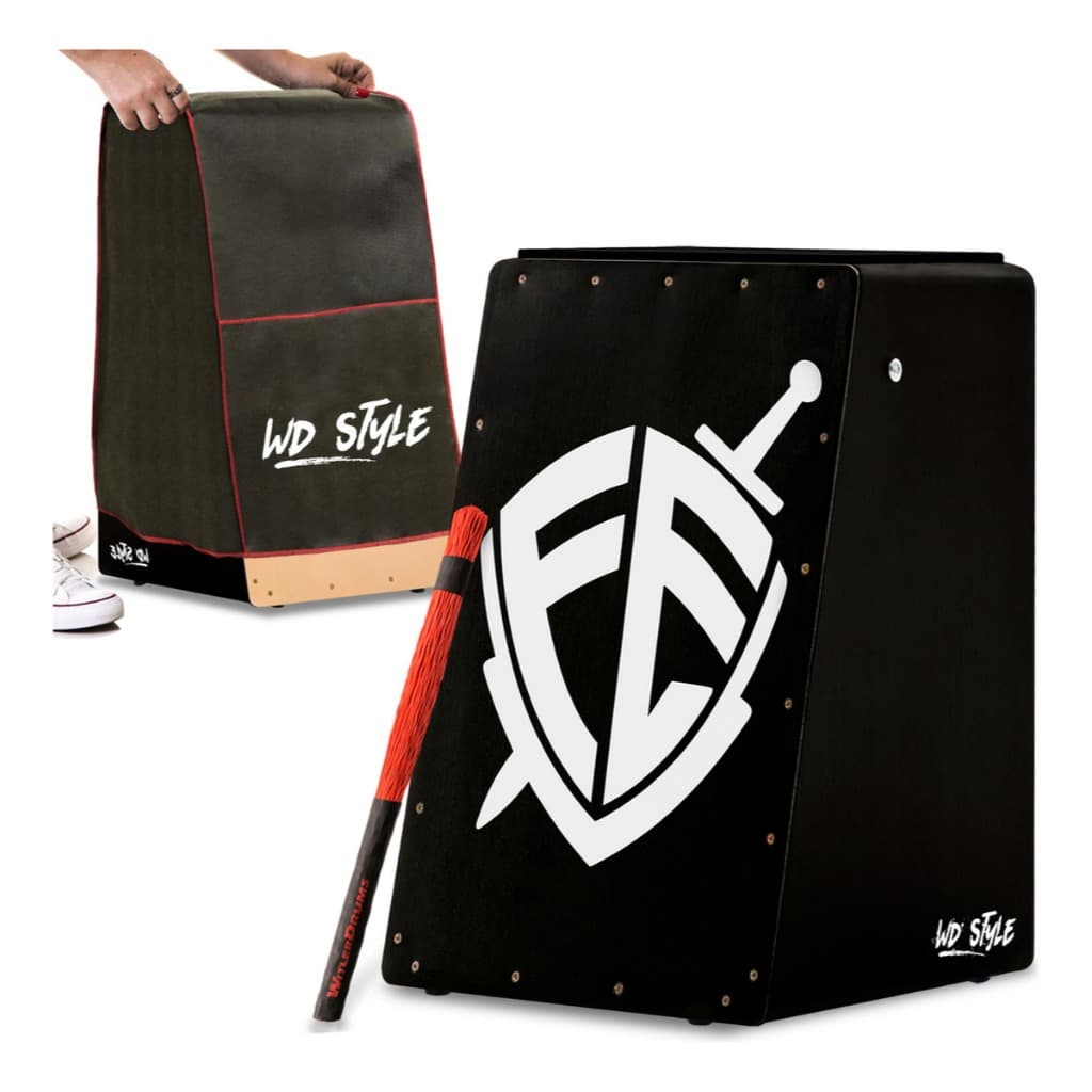 CAJÓN WD STYLE ELÉTRICO PROFISSIONAL | D | PRETO | FE