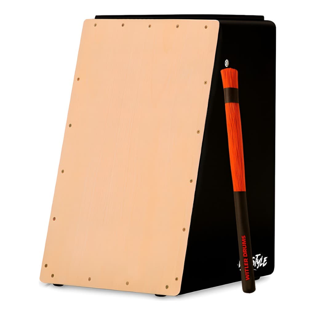 CAJON WD STYLE ELETRICO PRETO | NATURAL - (MA | V1)