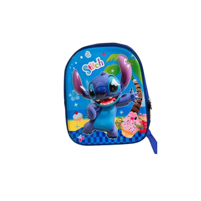 🎒 Mochila Stitch 3D Infantil – Volta às Aulas Escolar Resistente
