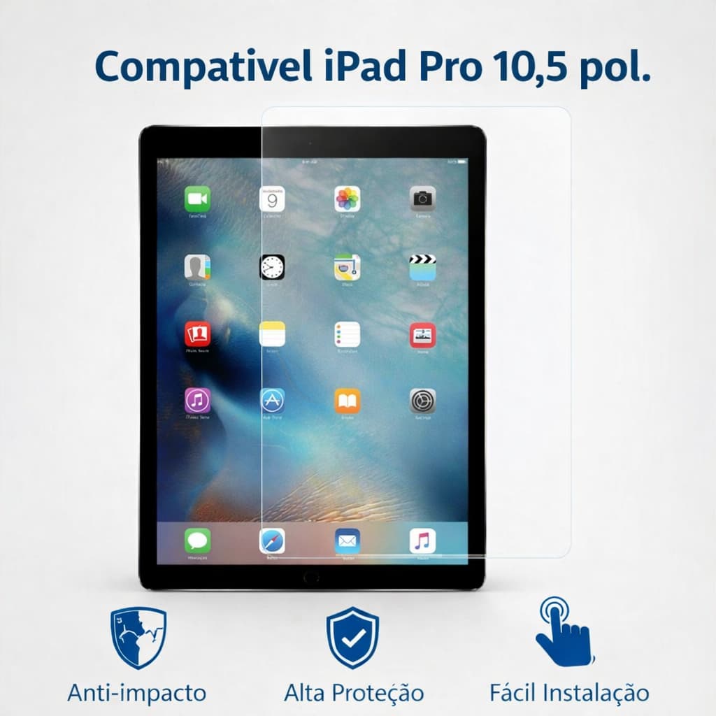 Pelicula Vidro Compatível Apple iPad Pro 10,5 Polegadas