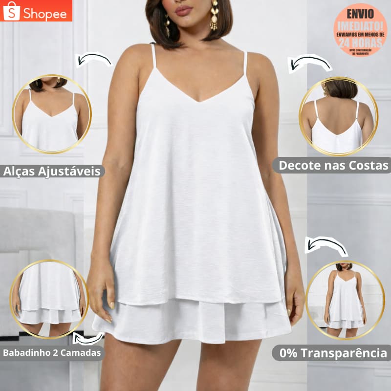 vestido soltinho confortavel elegante demais DIVERSAS CORES