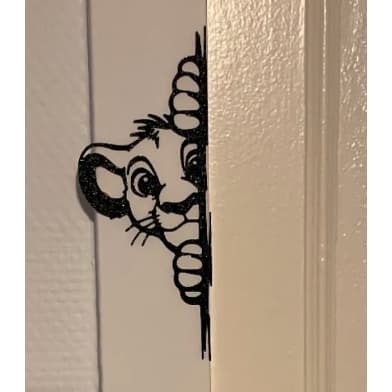 🦁 Arte de Parede Simba | O Rei Leão