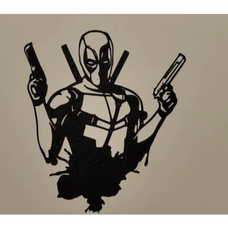 🔴⚫ Arte de Parede Deadpool | Marvel