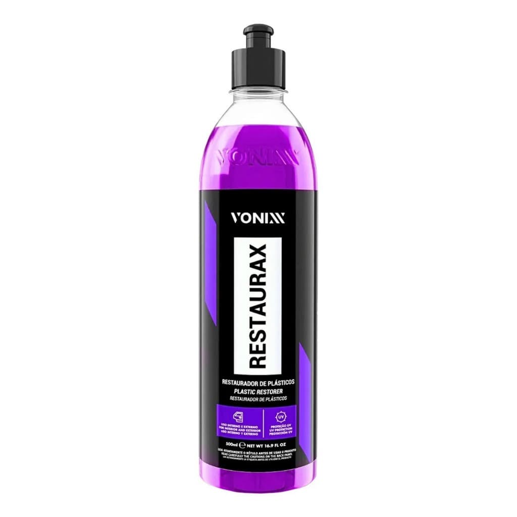 Vonixx Automotivo Restaurador de Plásticos 500ml Abrilhantador Brilhante