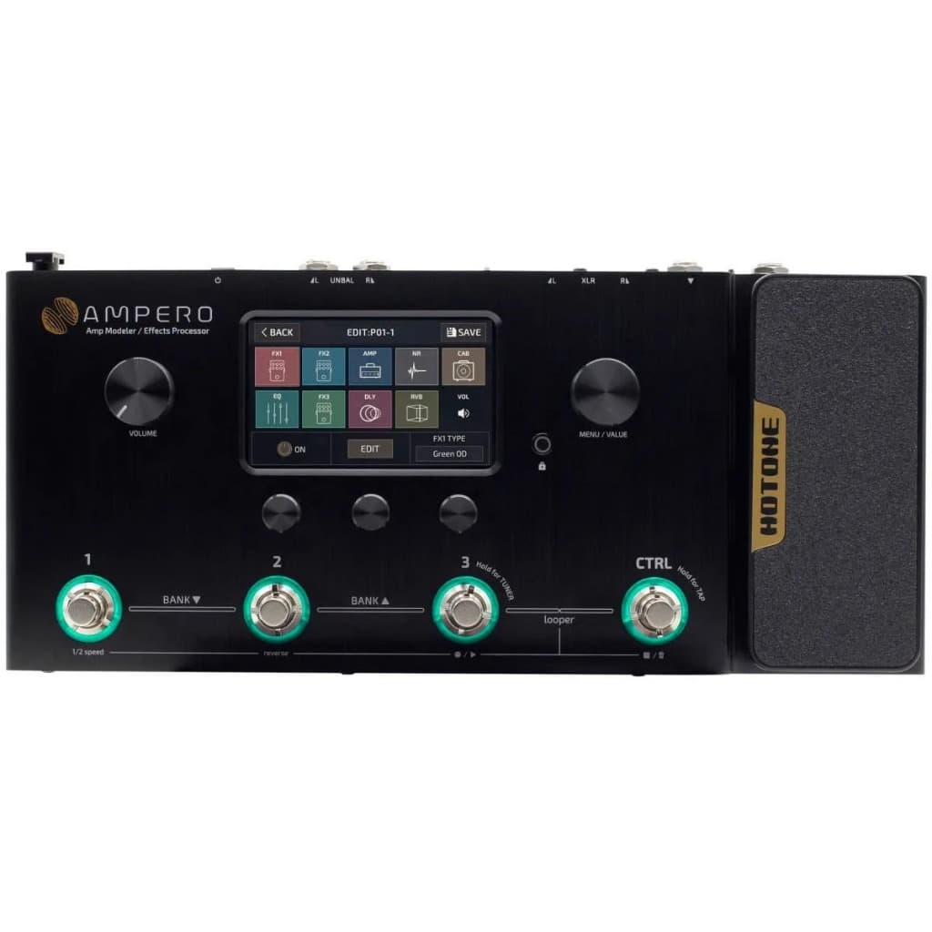 Pedal de Efeito MP100Hotone Ampero Multi-efeitos para Guitarra NOVO
