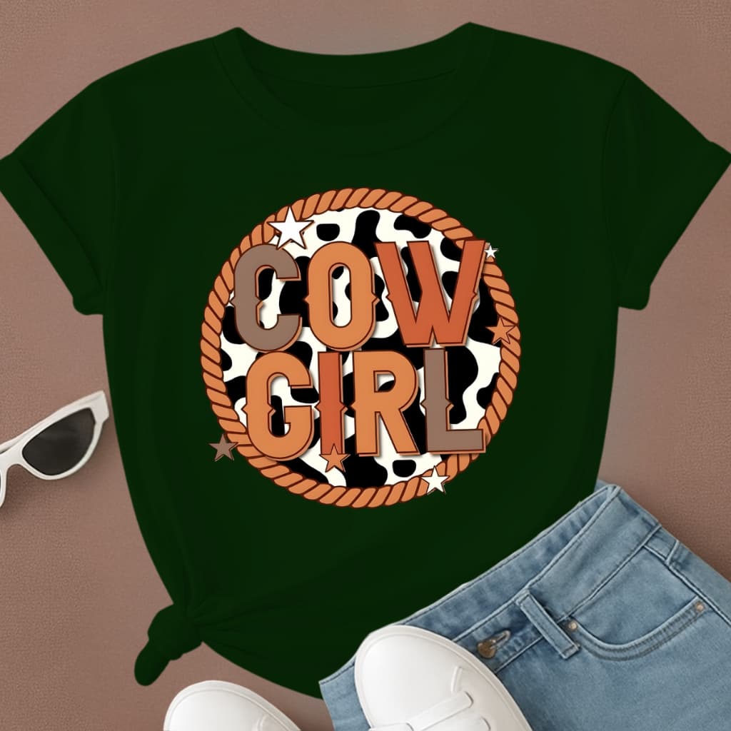 Camiseta Cowgirl Estilo Country Boiadeira - Algodão - ENVIO 10H - Camisetei 🤠✨