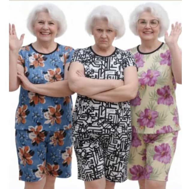Conjunto feminino de liganete,conjunto senhora,conjunto malha fria, conjunto confortável